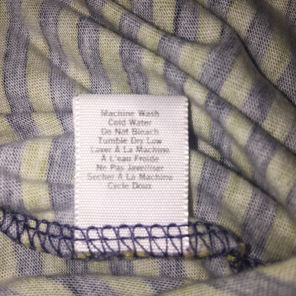 Lux Women’s Lime Green & Blue Tunic Top Large - Picture 7 of 7